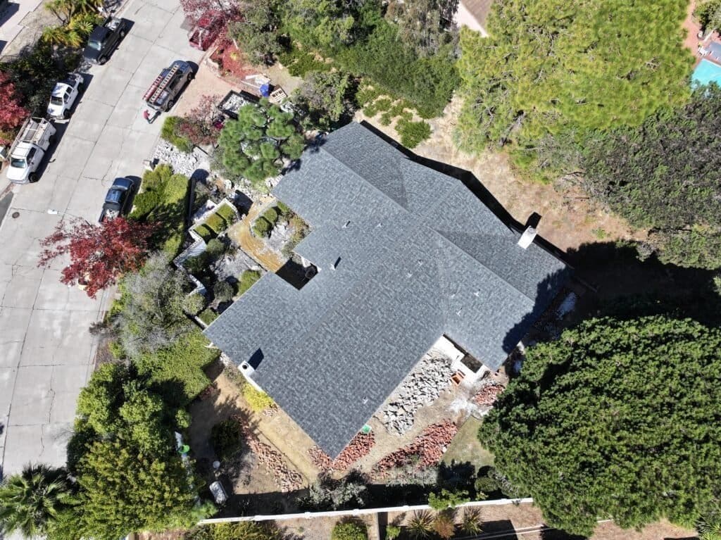 Roof replacement La Jolla roofing contractor Richardson Roofing at 7905 Paseo del Ocaso, La Jolla, Ca