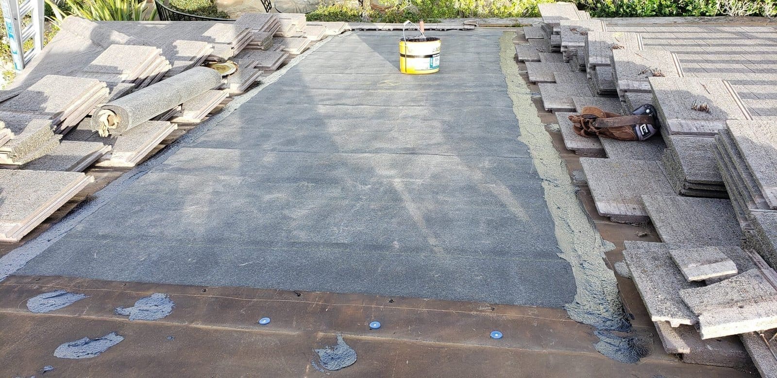 San Diego roof leak repair, step three.