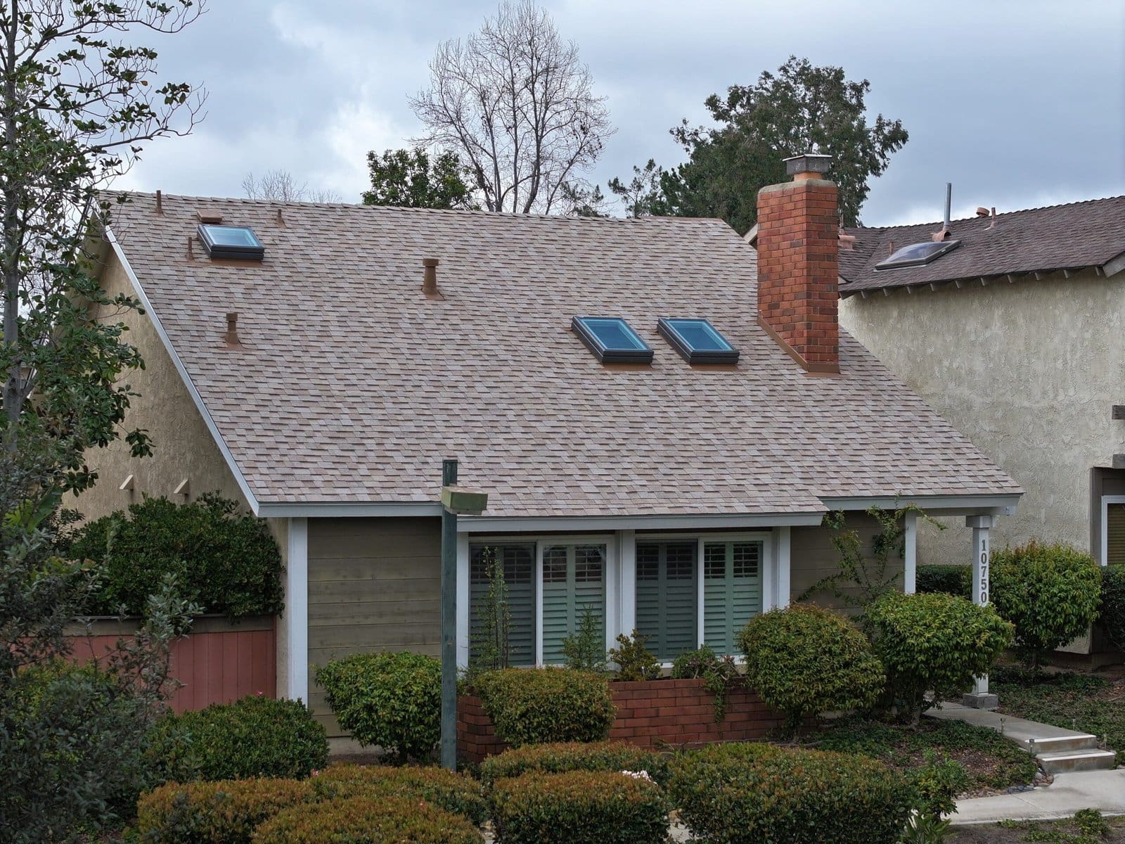 Roof Replacement in Tierrasanta, San Diego includes skylight replacement