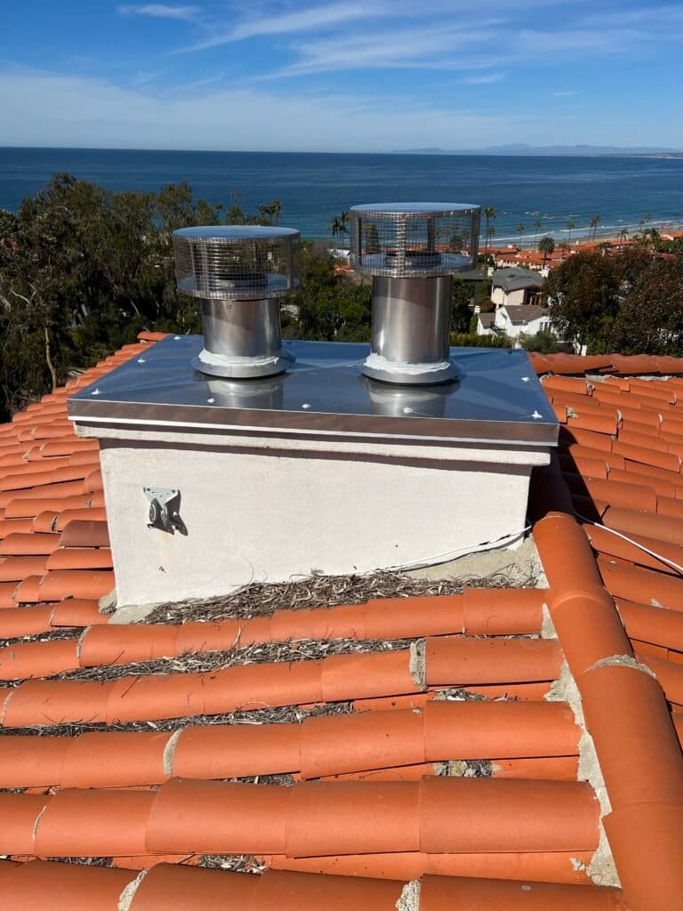 Chimney Spark Arrestor Installation in San Diego (La Jolla)