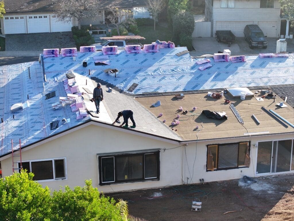 Roof Replacement La Jolla Heights. This is just above La Jolla Shores.